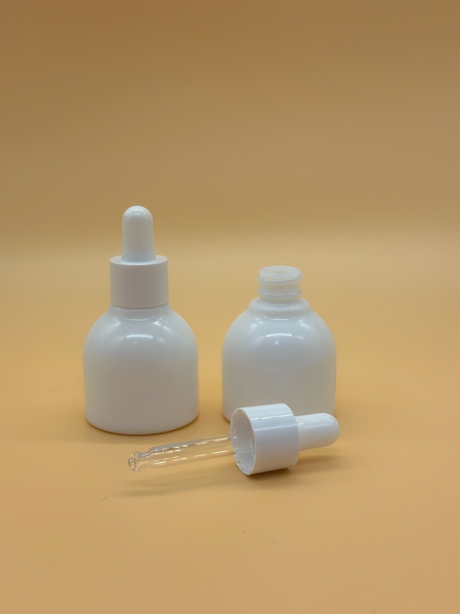 Shape Dropper 30ml Opal Glass Small Dropper Bottles In Rounded Shoulder Shape | Greenpack